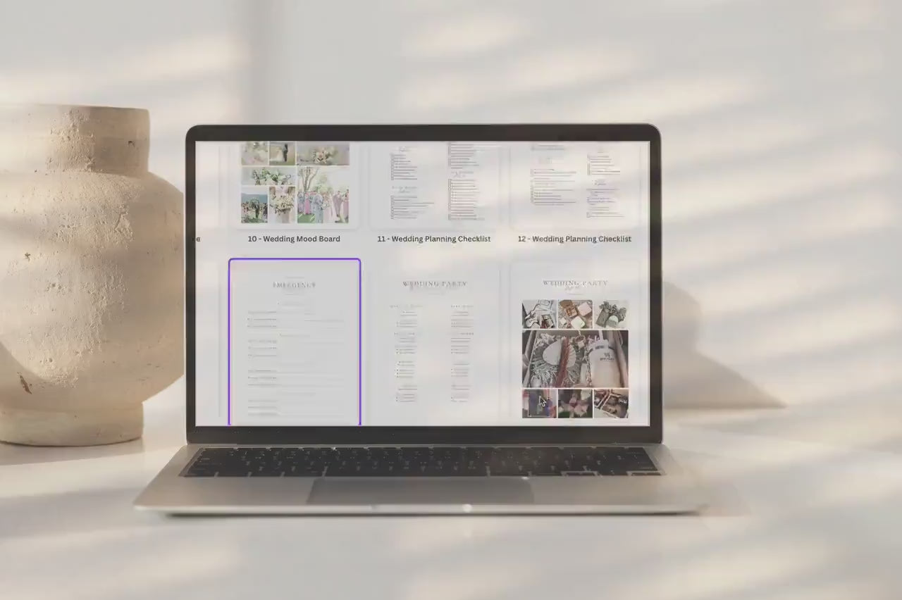 Wedding Planner Bundle - everything you need from "yes" to "I do" in one elegant